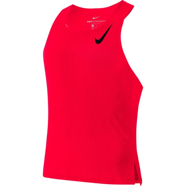 Nike Men's AeroSwift Singlet - Bright Crimson/Black
