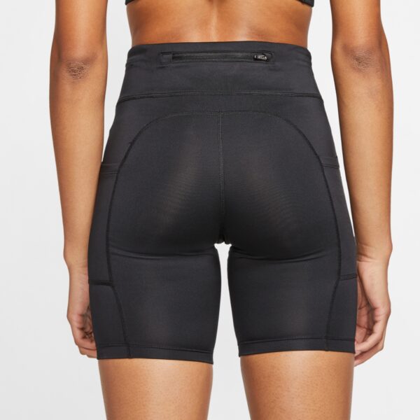 Nike Women's Fast Shorts - Black/Reflective Silver - Image 6
