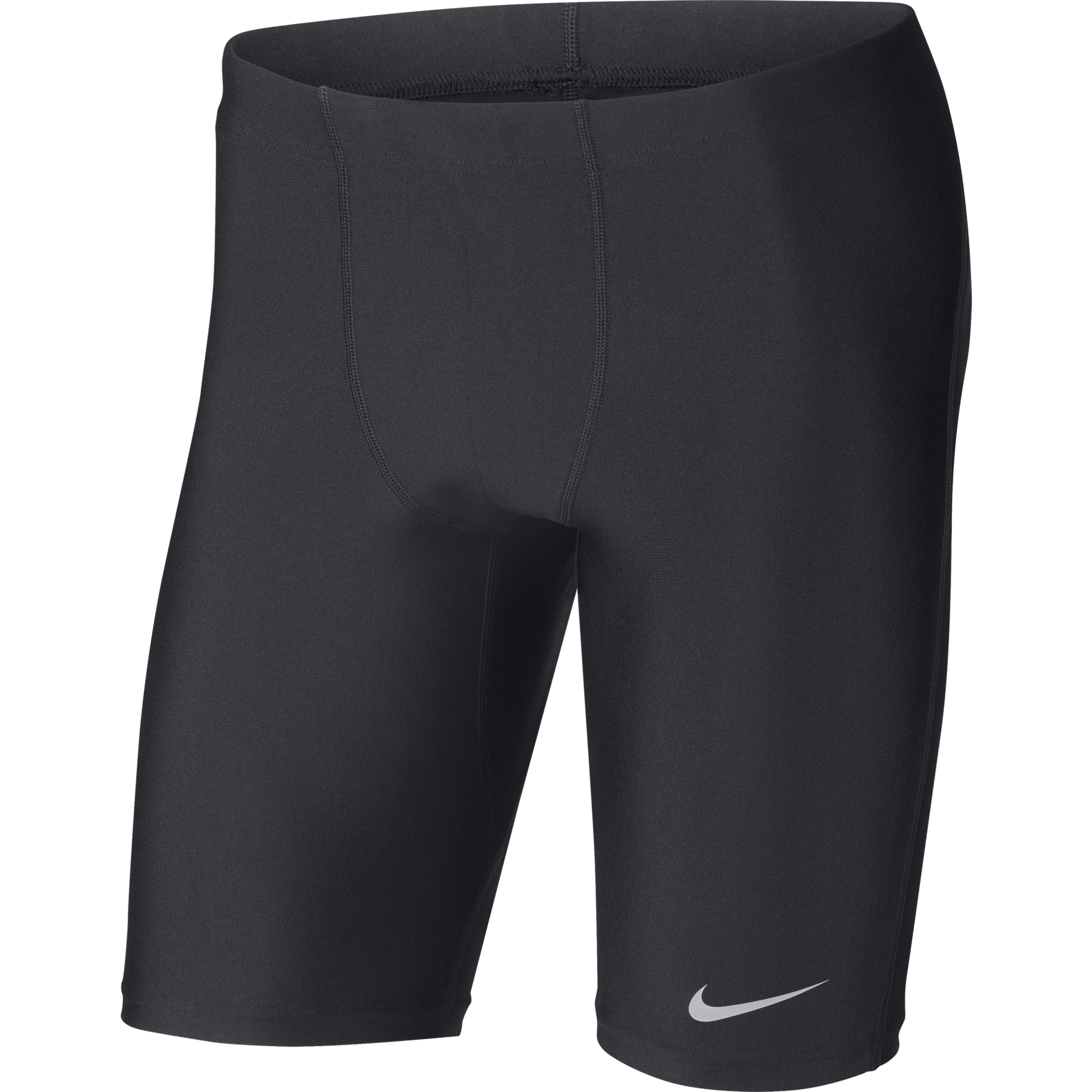 Nike Men's Tight Fast Short - Black/Reflective Silver - Running Bath