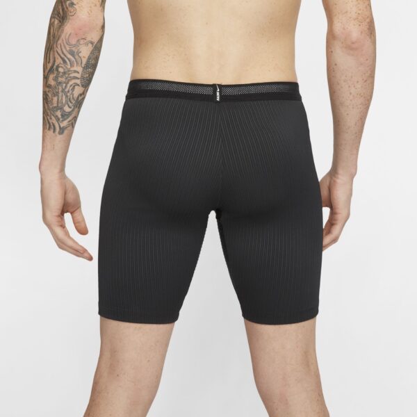 Nike Men's AeroSwift Tight Short - Black/White - Image 5
