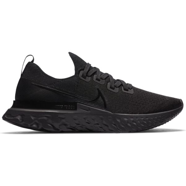 Nike Men's React Infinity Run Flyknit - Black/Black/Black/White