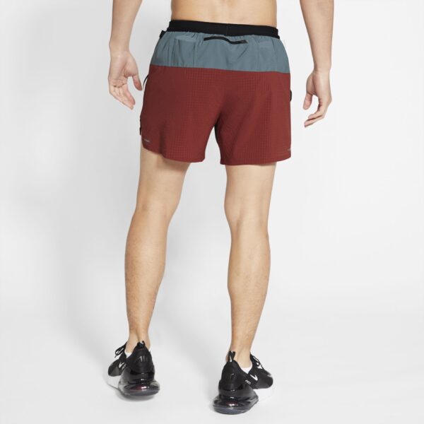 Nike Men's Flex Stride Trail Shorts - Dark Cayenne/Hasta/Solar Flare - Image 2