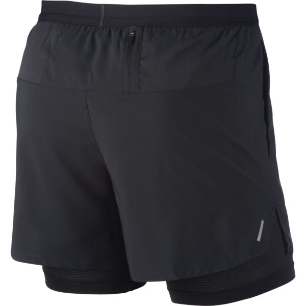 Nike Men's Flex Stride 5in 2-in-1 Short - Black/Black/Reflective Silver - Image 2