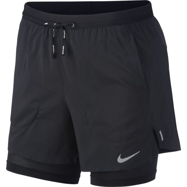 Nike Men's Flex Stride 5in 2-in-1 Short - Black/Black/Reflective Silver