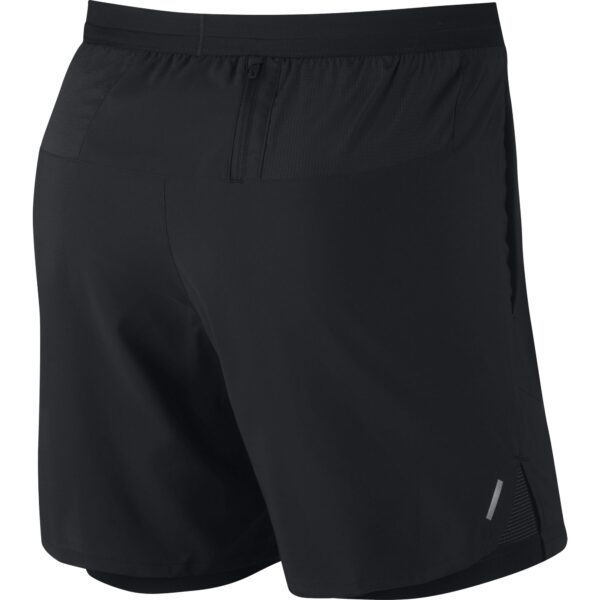Nike Men's Flex Stride 7in 2-in-1 Short - Black/Black/Reflective Silver - Image 2