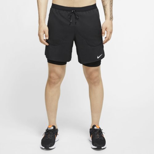 Nike Men s Flex Stride 7in 2 in 1 Short Black Black Reflective