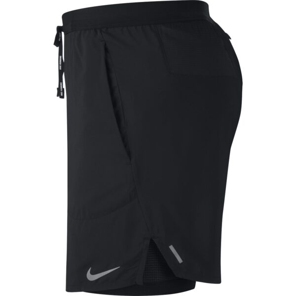 Nike Men's Flex Stride 7in 2-in-1 Short - Black/Black/Reflective Silver - Image 3
