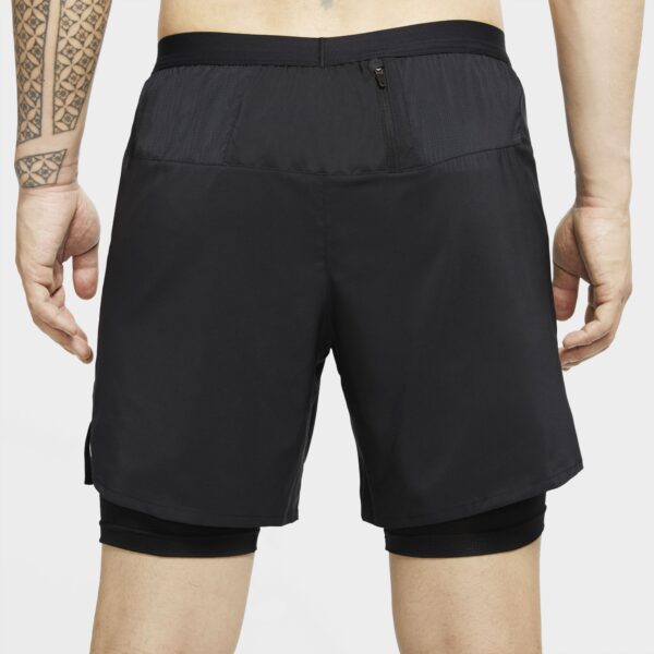Nike Men's Flex Stride 7in 2-in-1 Short - Black/Black/Reflective Silver - Image 5