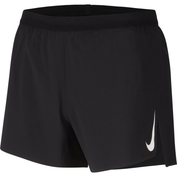 Nike Men's AeroSwift 4in Short - Black/White