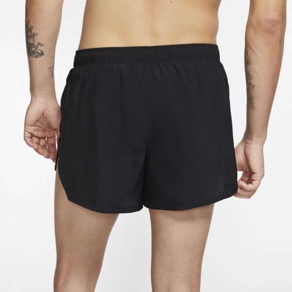 Nike Men's 4in Fast Short - Black/Reflective Silver - Image 5