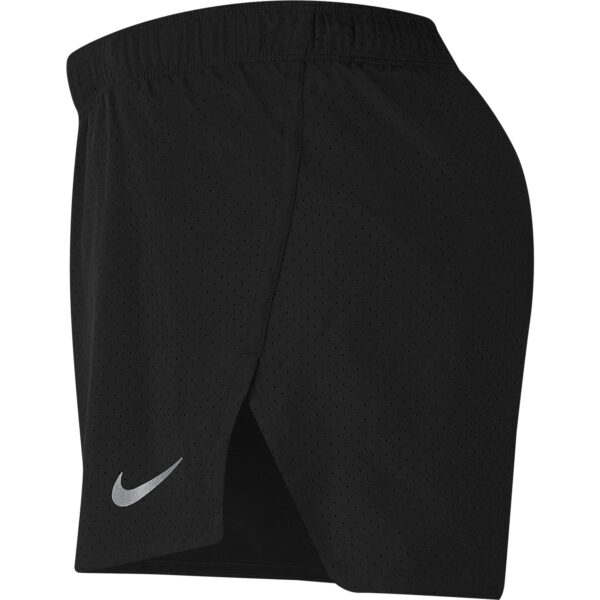 Nike Men's 4in Fast Short - Black/Reflective Silver - Image 3