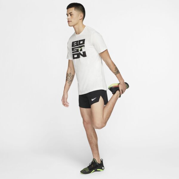 Nike Men's 4in Fast Short - Black/Reflective Silver - Image 6