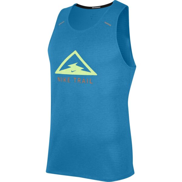 Nike Men's Rise 365 Tank - Laser Blue/Barely Volt