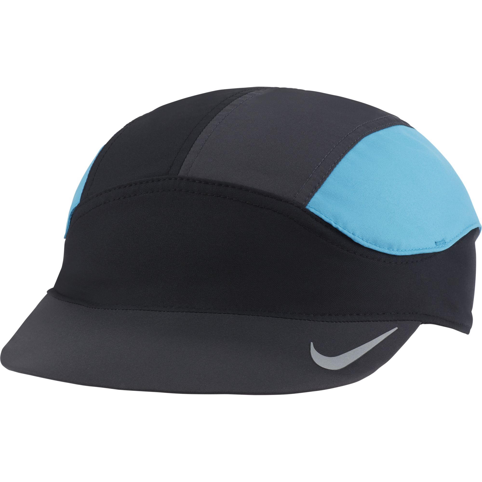 Nike Tailwind Fast Running Cap - Black/Chlorine Blue - Running Bath