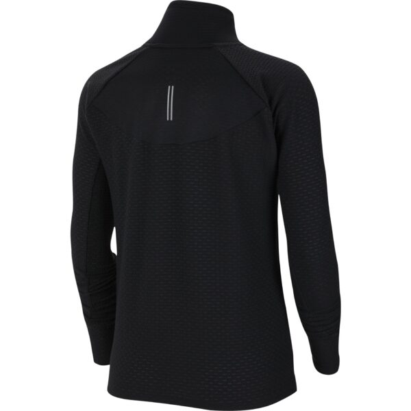 Nike Women's Sphere 1/2-Zip Running Top - Black/Reflective Silver - Image 2