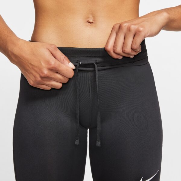 Nike Women's Fast Shorts - Black/Reflective Silver - Image 8