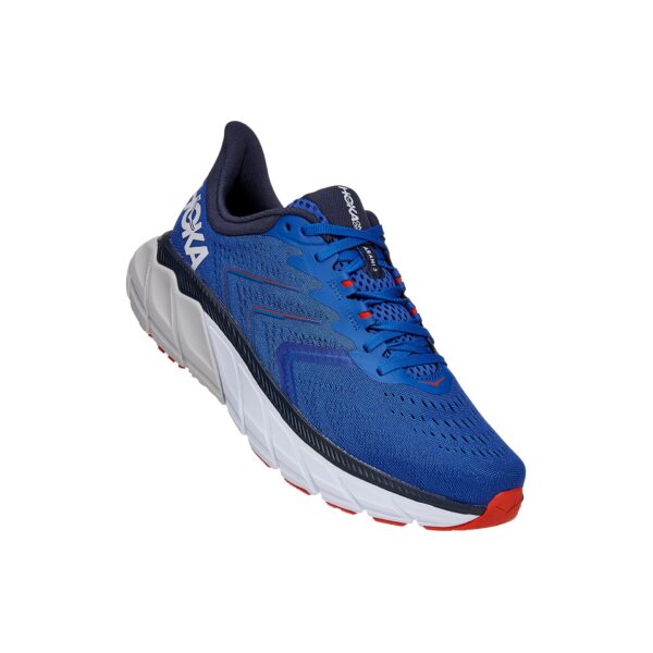 Hoka Men's Arahi 5 - Turkish Sea/White - Image 3