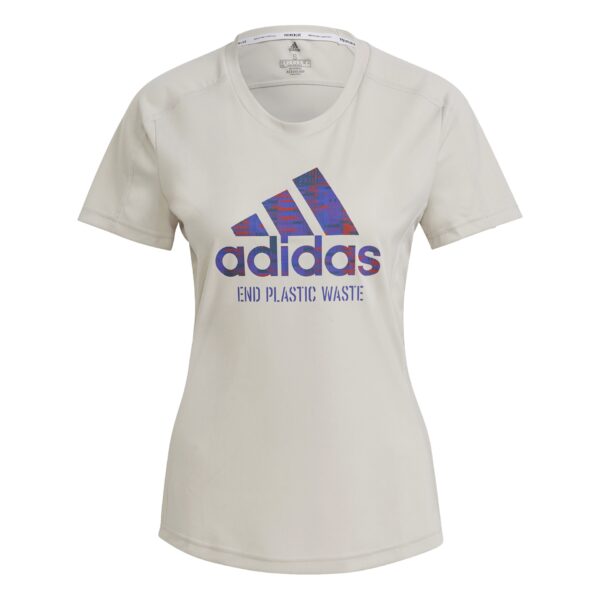 adidas Women's Run for the Oceans Tee - Alumina