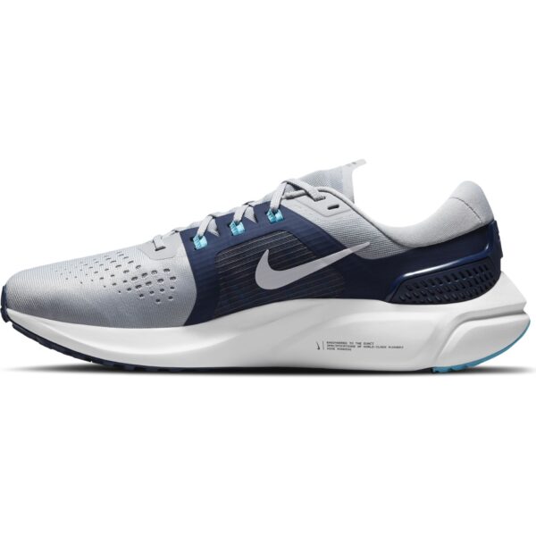 Nike Men's Air Zoom Vomero 15 - Wolf Grey/White/Midnight Navy - Image 2