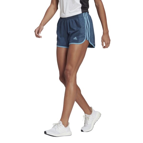 adidas Women's Marathon 20 Cooler Shorts - Crew Navy/Hazy Blue - Image 2