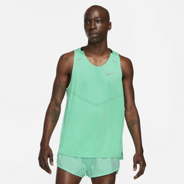 Nike Men's Dri-FIT Rise 365 Tank - Green Glow/Reflective Silver