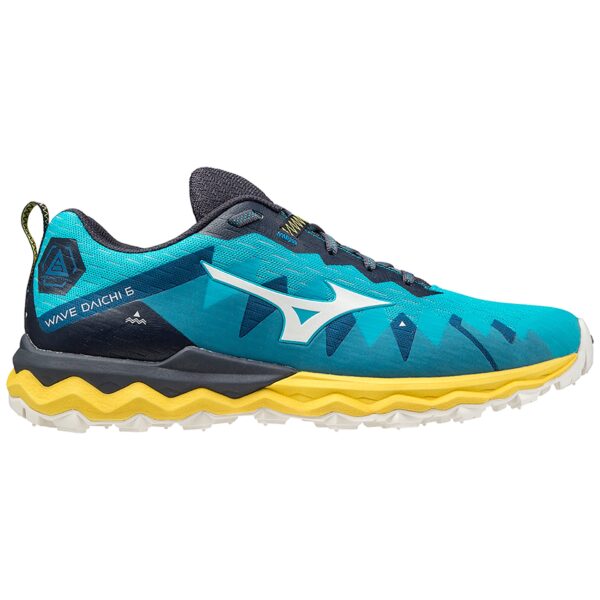 Mizuno Men's Wave Daichi 6 - Scuba Blue/Snow White/Sulphur