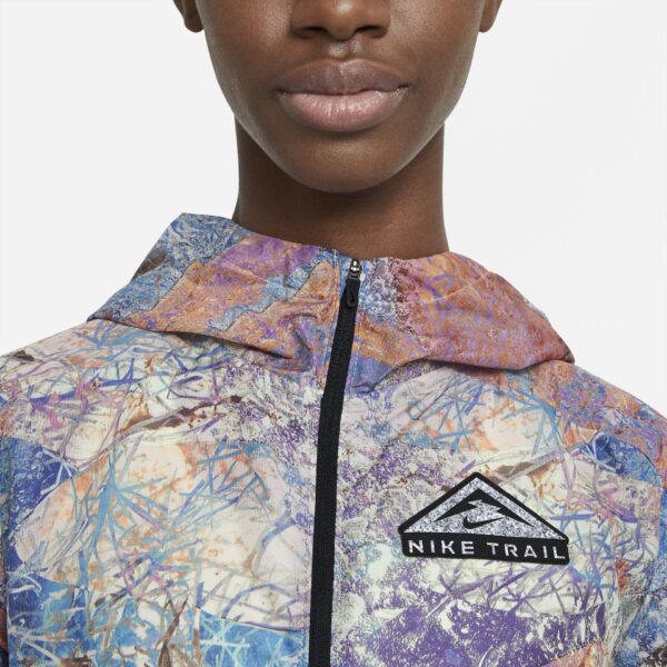 Nike Women's Windrunner Trail Jacket - Blue Lagoon/Black/Reflective Silver - Image 5