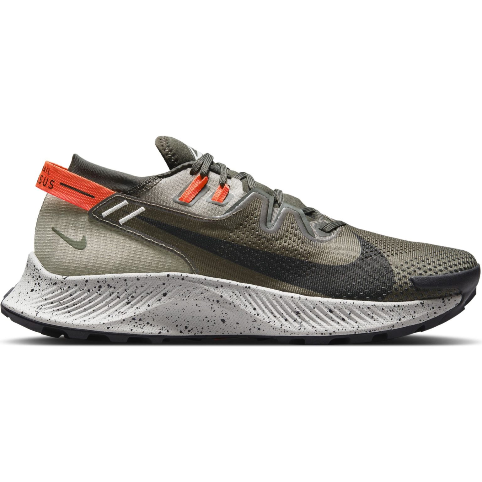 Nike Menâs Pegasus Trail 2 â Cargo Khaki/Black/Light Army â Running Bath
