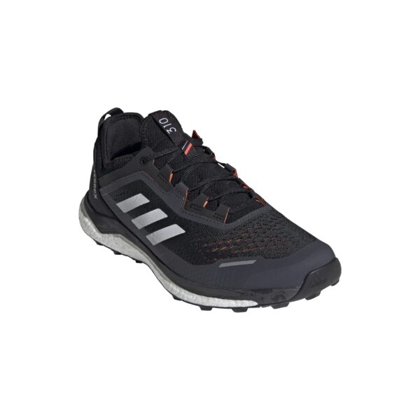 adidas Men's Terrex Agravicavic Flow - Core Black/Crystal White/Solar Red - Image 3