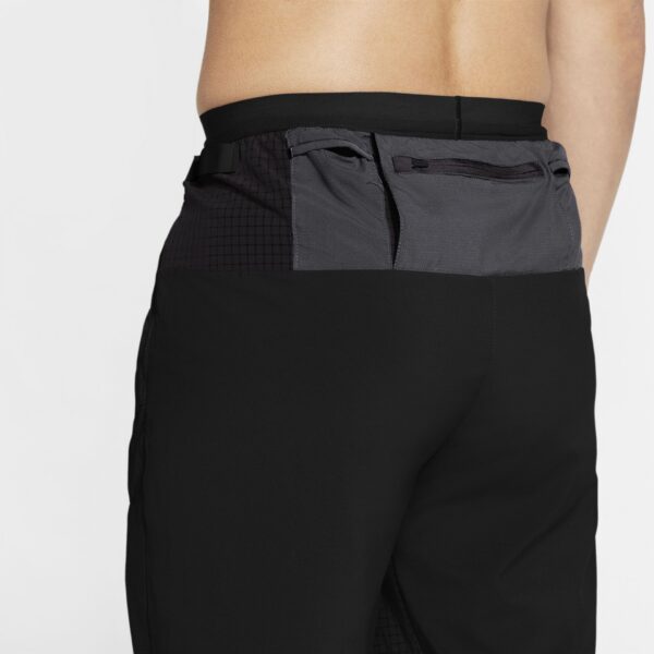 Nike Men's Phenom Elite Woven Trail Running Pants - Black/White - Image 3