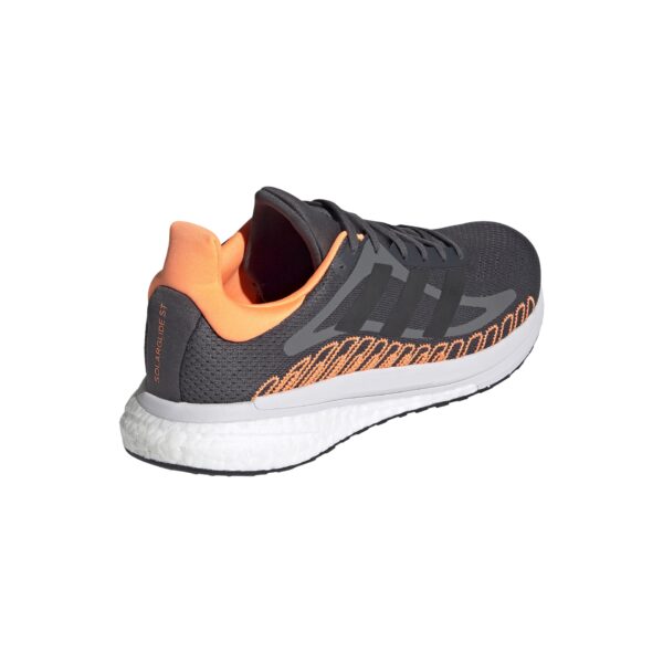 adidas Men's Solar Glide ST 3 - Grey Six/Core Black/Screaming Orange - Image 4