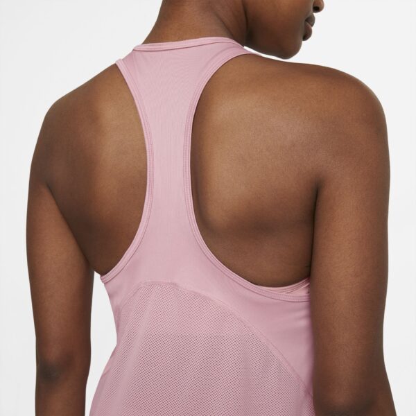 Nike Women's Miler Singlet - Pink Glaze/Reflective Silver - Image 5