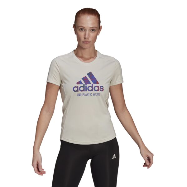 adidas Women's Run for the Oceans Tee - Alumina - Image 2