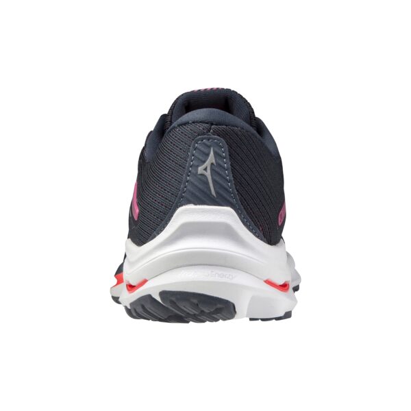 Mizuno Women's Wave Rider 24 - India Ink/Platinum Gold/Ignition Red - Image 4