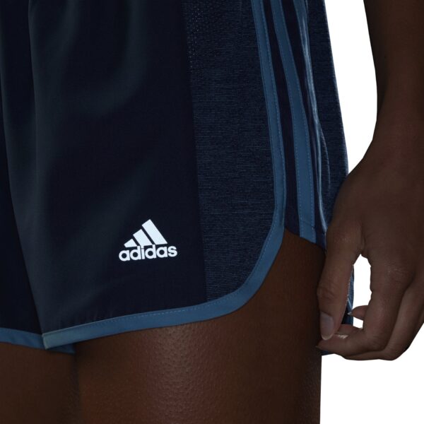 adidas Women's Marathon 20 Cooler Shorts - Crew Navy/Hazy Blue - Image 6
