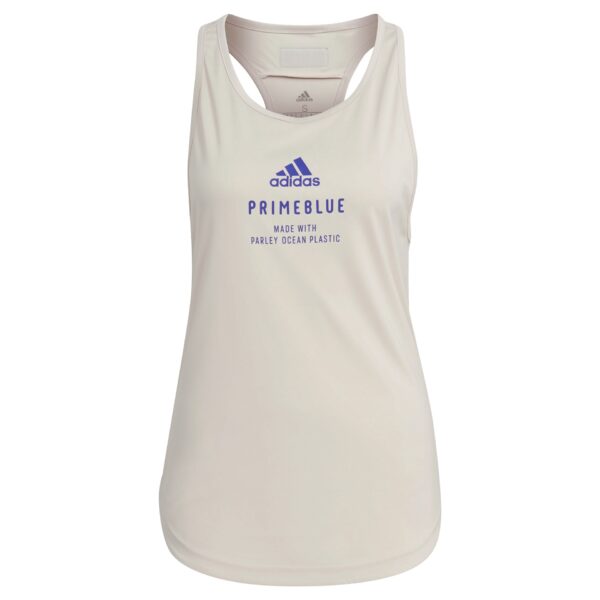 adidas Women's Run for the Oceans Tank - Linen