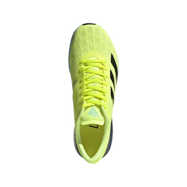 adidas Men's adizero Boston 9 - Solar Yellow/Core Black/Clear Aqua - Image 5