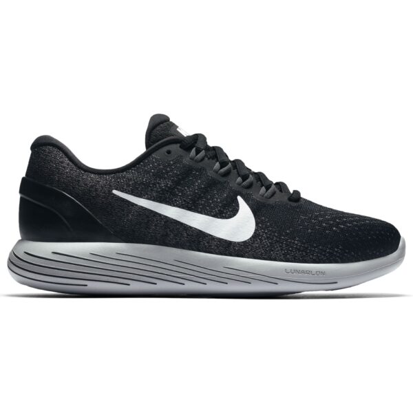 Nike Women's Lunarglide 9 -Black/White/Dark Grey/Wolf Grey