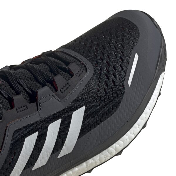 adidas Men's Terrex Agravicavic Flow - Core Black/Crystal White/Solar Red - Image 7