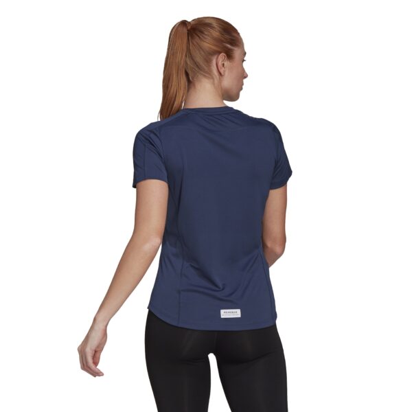 adidas Women's Run for the Oceans Tee - Crew Navy - Image 3