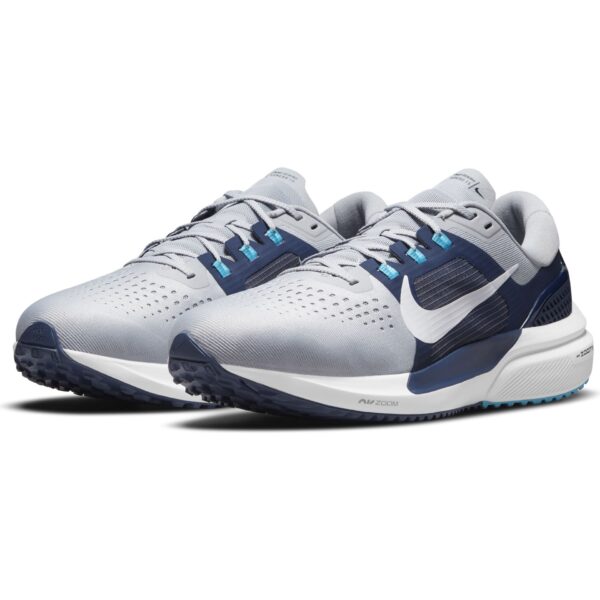 Nike Men's Air Zoom Vomero 15 - Wolf Grey/White/Midnight Navy - Image 4