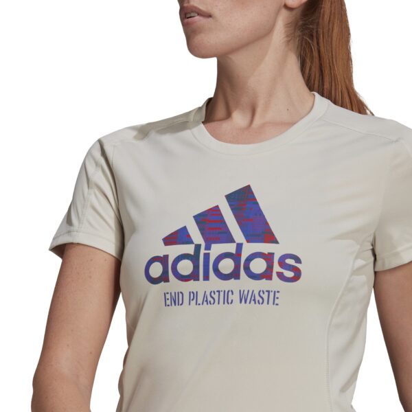 adidas Women's Run for the Oceans Tee - Alumina - Image 5