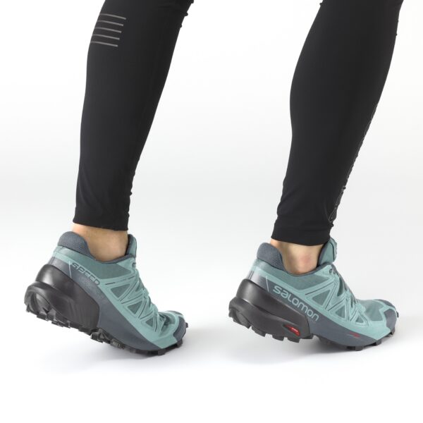 Salomon Women's Speedcross 5 - Trellis/Stormy Weather/Phantom - Image 7
