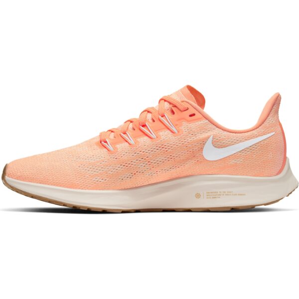 Nike Women's Air Zoom Pegasus 36 - Orange Pulse/White - Image 2