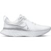 Nike Women's React Infinity Run Flyknit 2 - White/Metallic Silver/Pure Platinum - Image 2