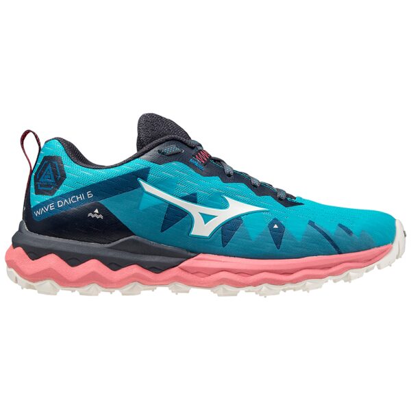 Mizuno Women's Wave Daichi 6 - Scuba Blue/Snow White/Tea Rose