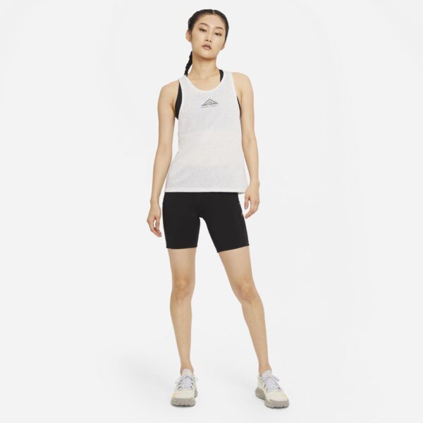 Nike Women's Epic Luxe Trail Shorts - Black/Dk Smoke Grey/Reflective Silver - Image 8