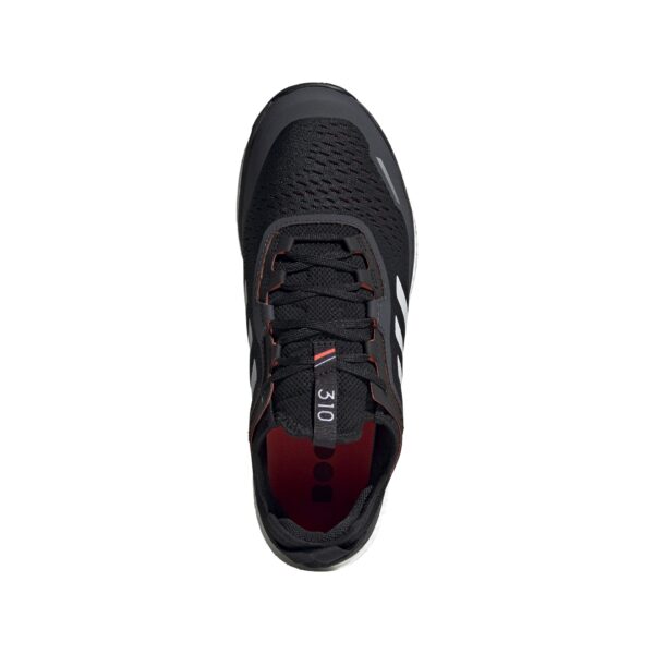 adidas Men's Terrex Agravicavic Flow - Core Black/Crystal White/Solar Red - Image 5