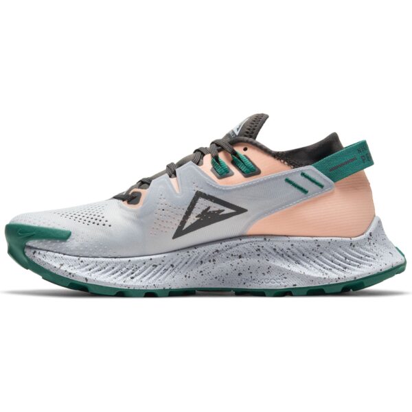 Nike Women's Pegasus Trail 2 - Football Grey/Iron Grey/Crimson Tint - Image 2