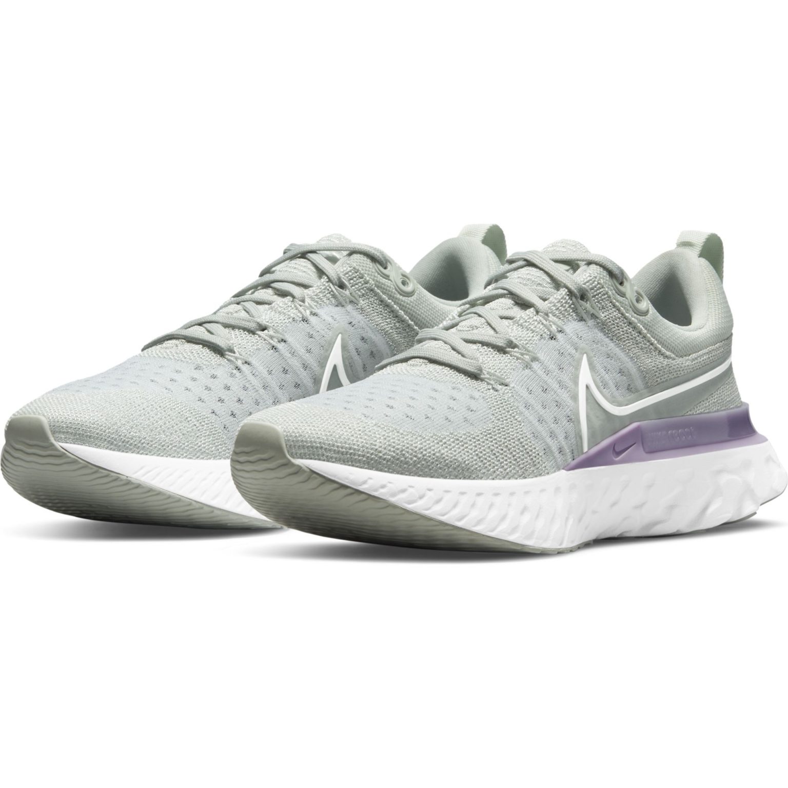 Nike React Infinity Run Flyknit 2 W - Violet Dust/Black/Cyber/Elemental Pink
